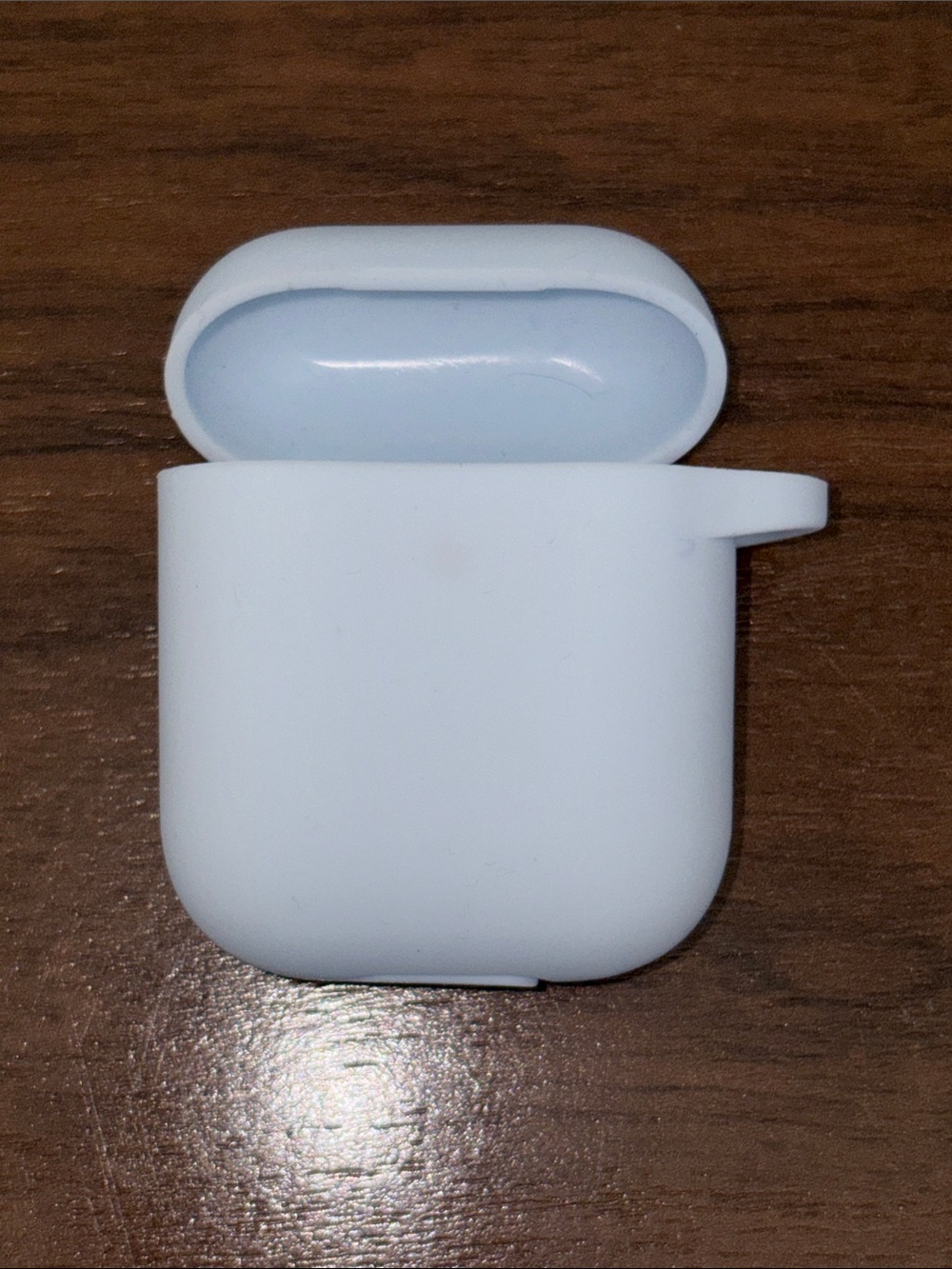 Light Blue Silicone AirPod Case Cover for AirPods 2nd Generation